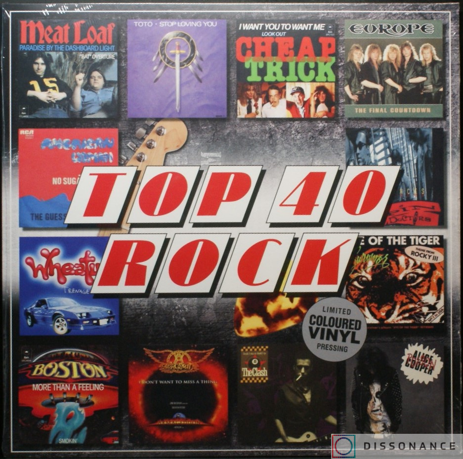 Виниловая пластинка V/A - Top 40 Rock (2022) - фото обложки