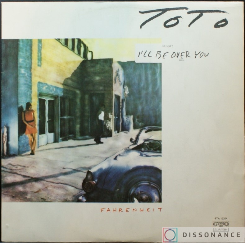 Виниловая пластинка Toto - Fahrenheit (1986) - фото обложки