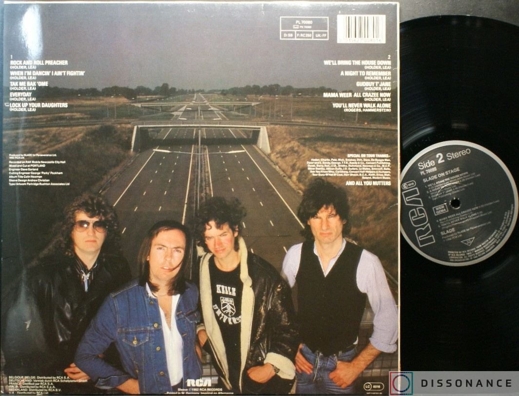 Виниловая пластинка Slade - Slade On Stage (1982) - фото 1