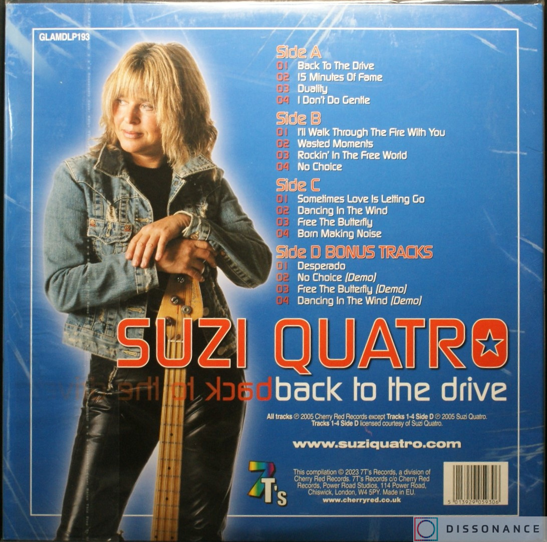 Виниловая пластинка Suzi Quatro - Back To The Drive (2005) - фото 1
