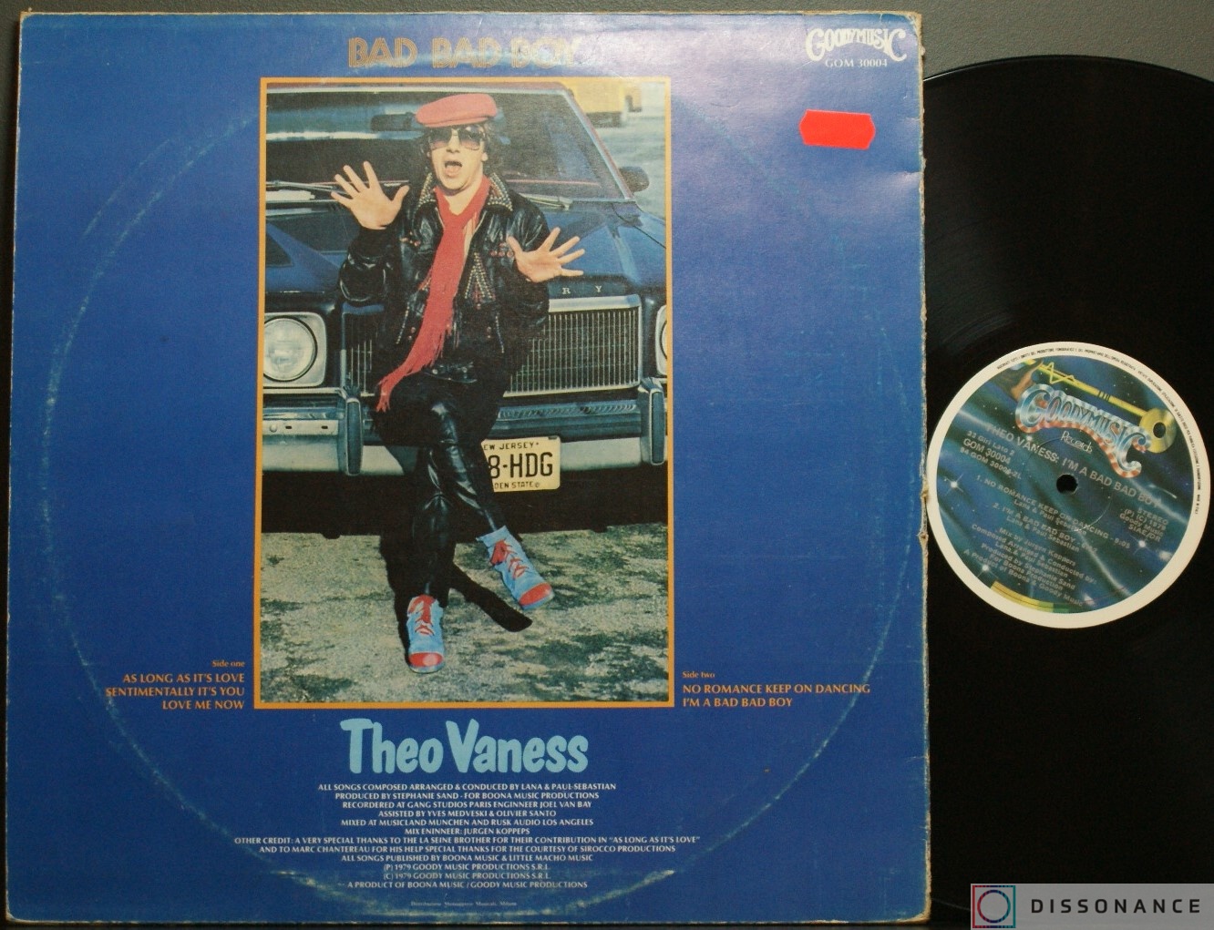 Виниловая пластинка Theo Vaness - Bad Bad Boy (1979) - фото 1