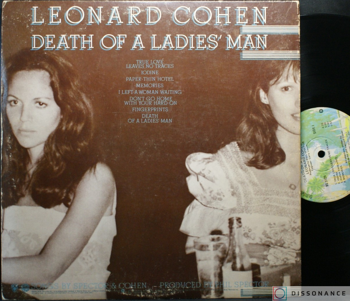 Виниловая пластинка Leonard Cohen - Death Of A Ladies Man (1977) - фото 2
