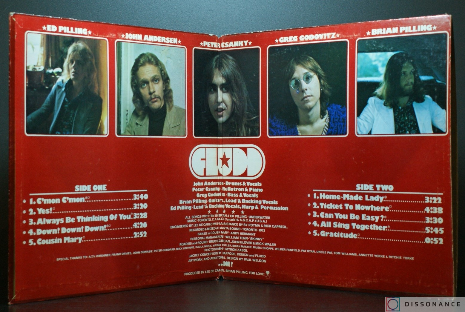 Виниловая пластинка Fludd - Oh (1972) - фото 2