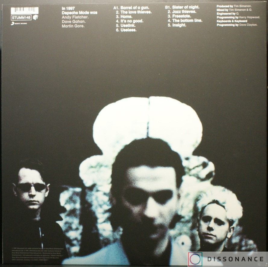 Виниловая пластинка Depeche Mode - Ultra (1997) - фото 1