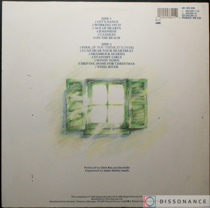 Виниловая пластинка Chris Rea - New Light Through Old Windows (1988) - фото 1