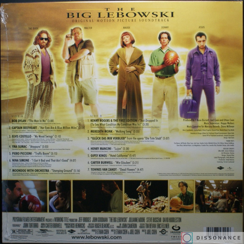 Виниловая пластинка Ost (Soundtrack) - Big Lebowski (1998) - фото 1