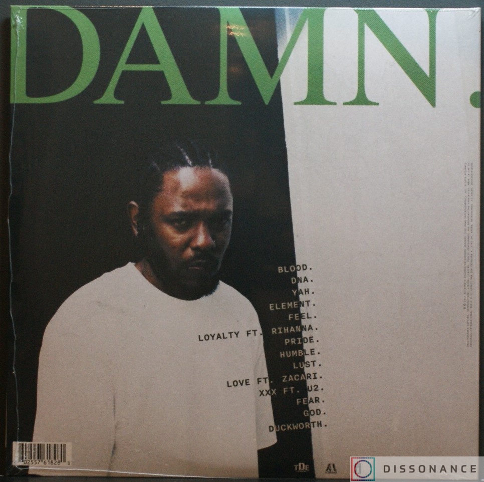 Виниловая пластинка Kendrick Lamar - Damn (2017) - фото 1