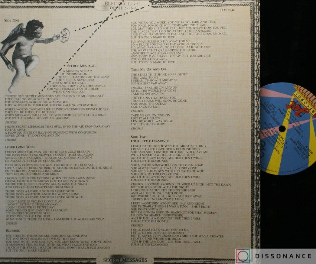 Виниловая пластинка Electric Light Orchestra - Secret Messages (1983) - фото 2