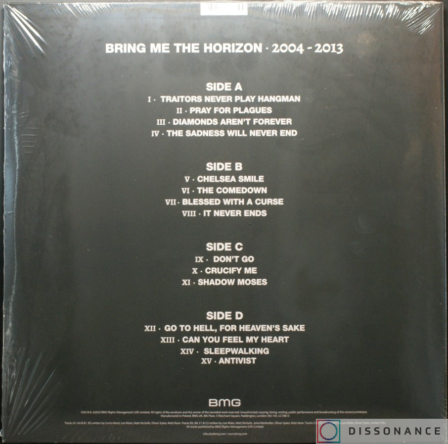 Виниловая пластинка Bring Me The Horizon - Greatest Hits 2004 - 2013 (2022) - фото 1