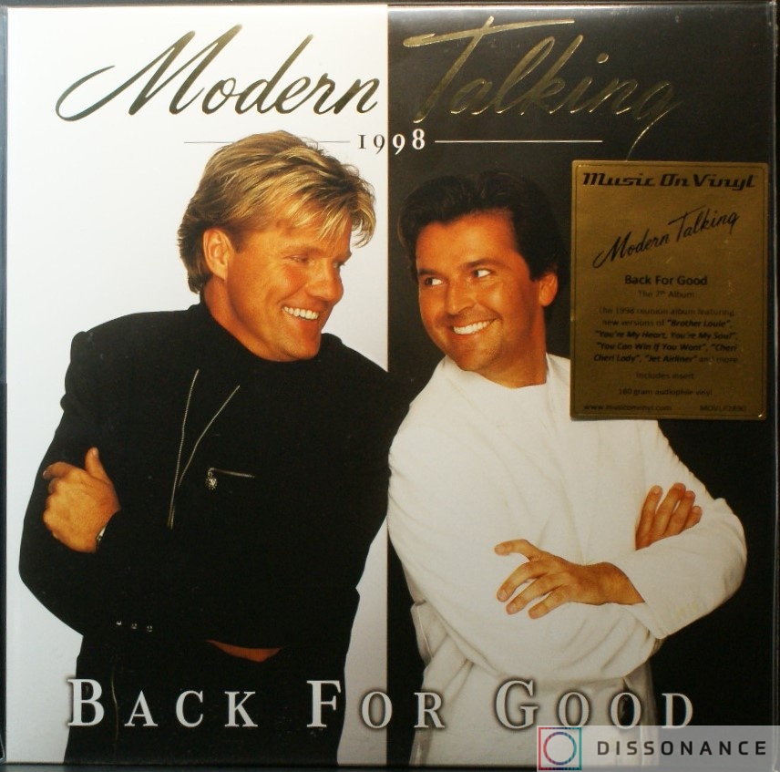 Виниловая пластинка Modern Talking - Back For Good (1998) - фото обложки