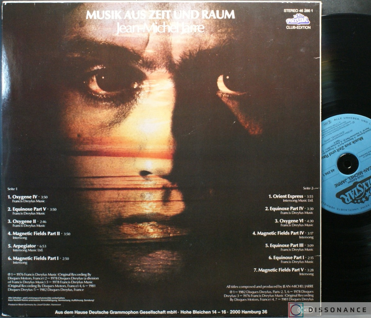 Виниловая пластинка Jean Michel Jarre - Musik Aus Zeit Und Raum Best Of (1983) - фото 1