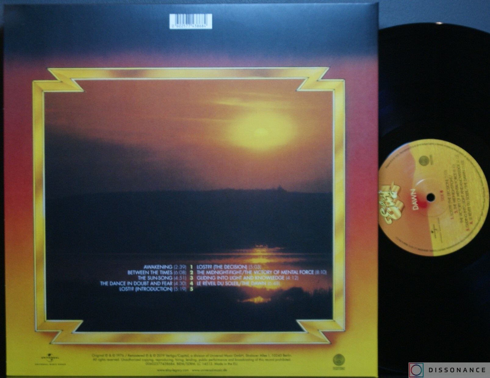 Виниловая пластинка Eloy - Dawn (1976) - фото 2