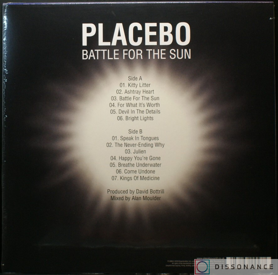 Виниловая пластинка Placebo - Battle For The Sun (2009) - фото 1