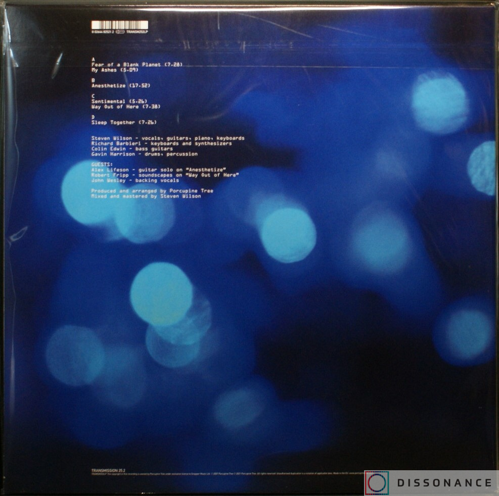 Виниловая пластинка Porcupine Tree - Fear Of Blank Planet (2007) - фото 1
