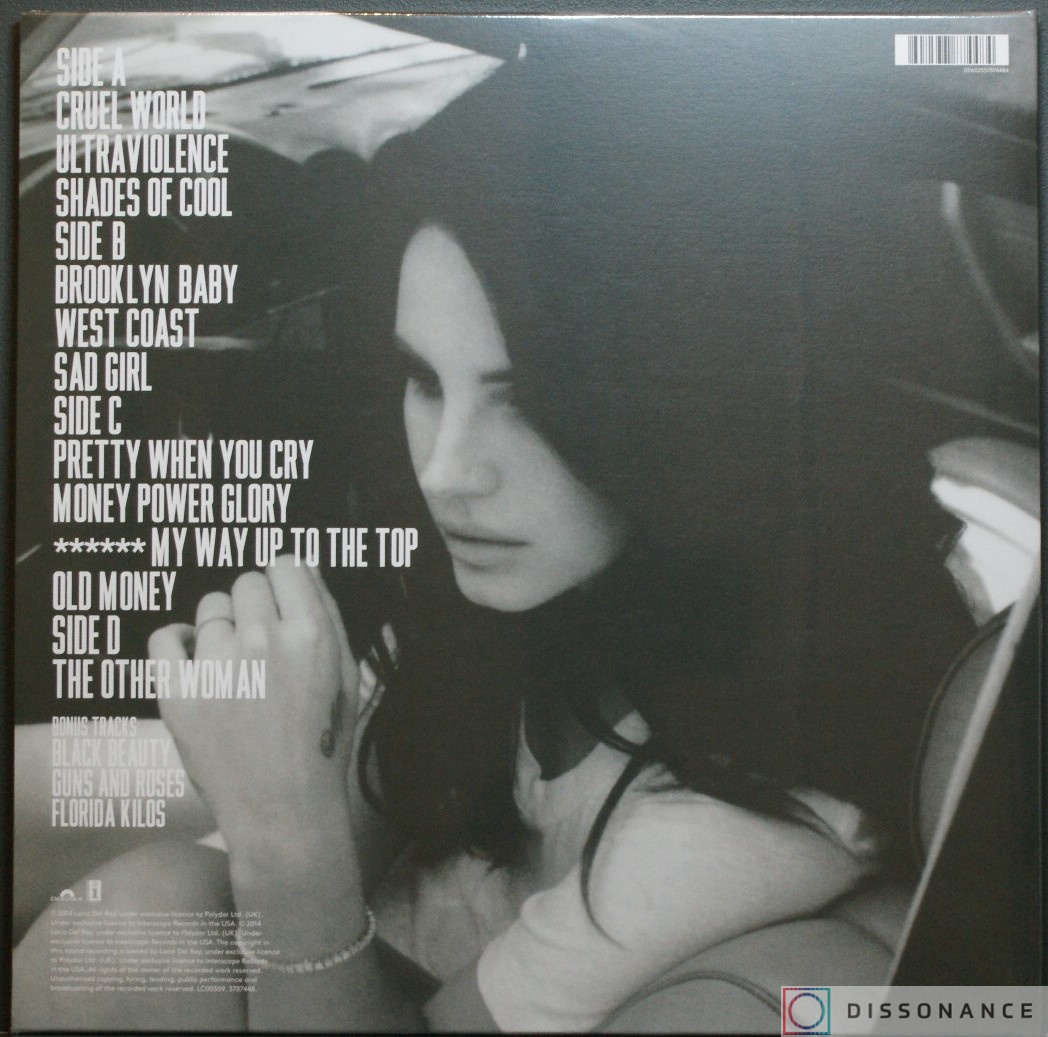 Виниловая пластинка Lana Del Rey - Ultraviolence (2014) - фото 1