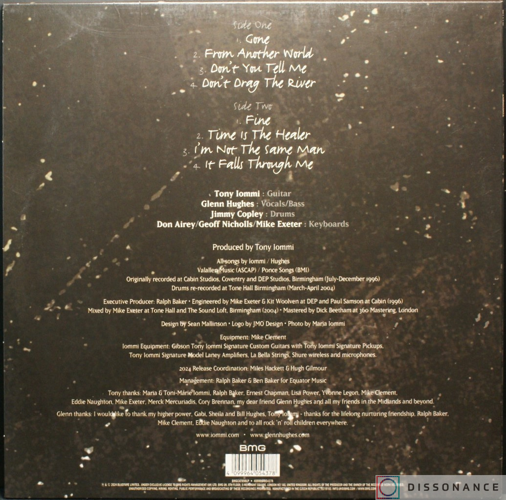 Виниловая пластинка Tony Iommi - Dep Sessions 1996 (1996) - фото 1