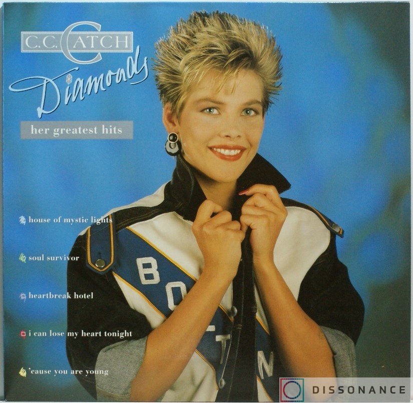 Виниловая пластинка CC Catch - Diamonds CC Catch Greatest Hits (1988) - фото обложки