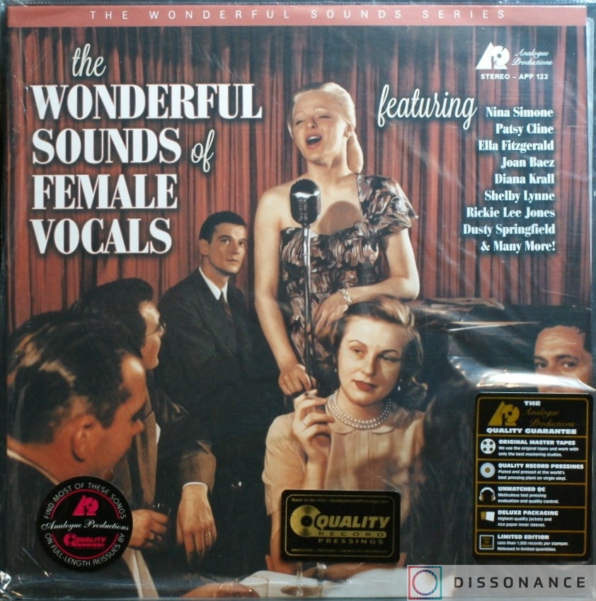 Виниловая пластинка V/A - Wonderful Sounds Of female Vocals (2021) - фото обложки