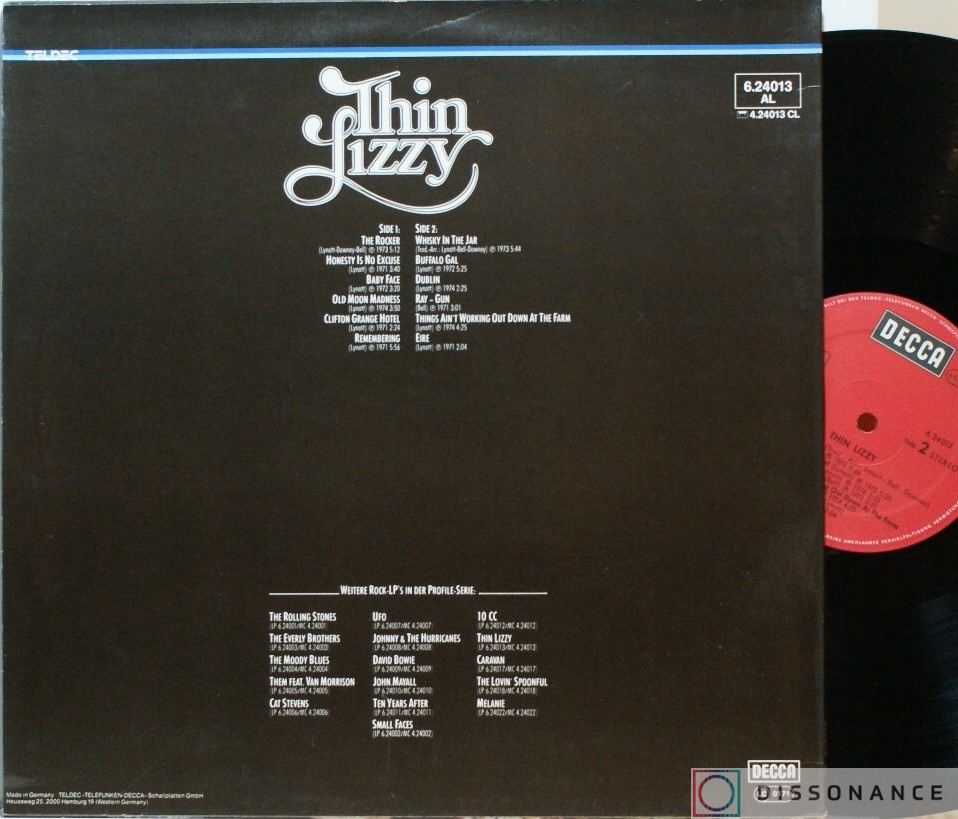 Виниловая пластинка Thin Lizzy - Profile Of Thin Lizzy (1979) - фото 1