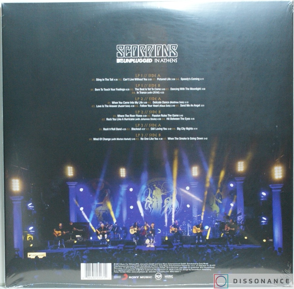 Виниловая пластинка Scorpions - MTV Unplugged In Athens (2013) - фото 1