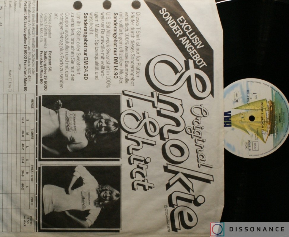 Виниловая пластинка Smokie - Montreux Album (1979) - фото 3