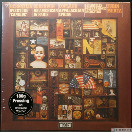 Виниловая пластинка Zubin Mehta - Overture 'Candide' / An American In Paris / Appalachian Spring (1976)