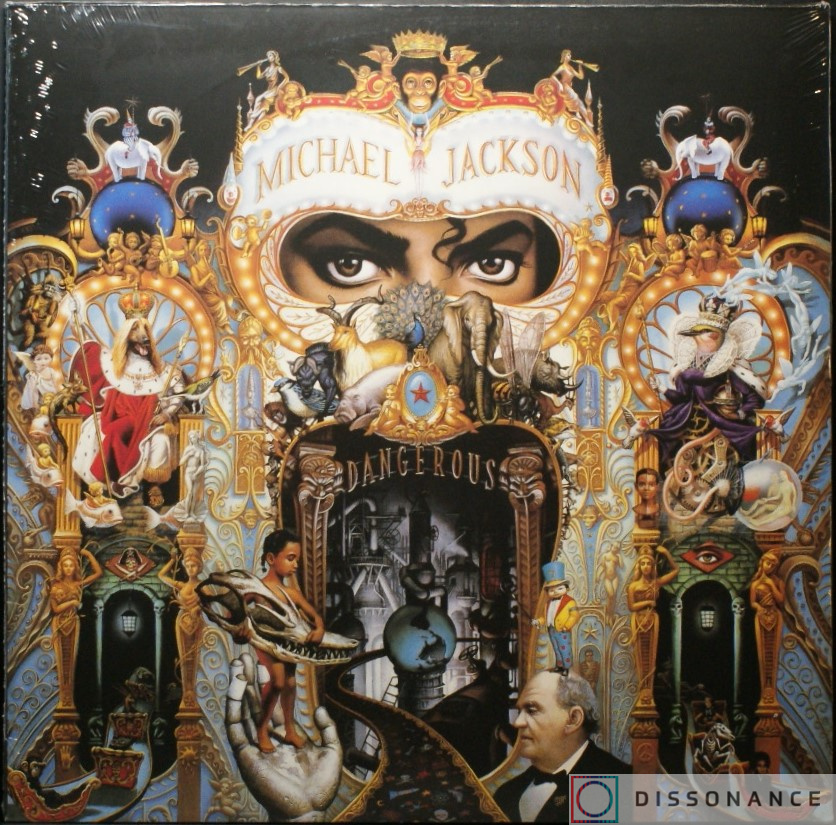 Виниловая пластинка Michael Jackson - Dangerous (1991) - фото обложки