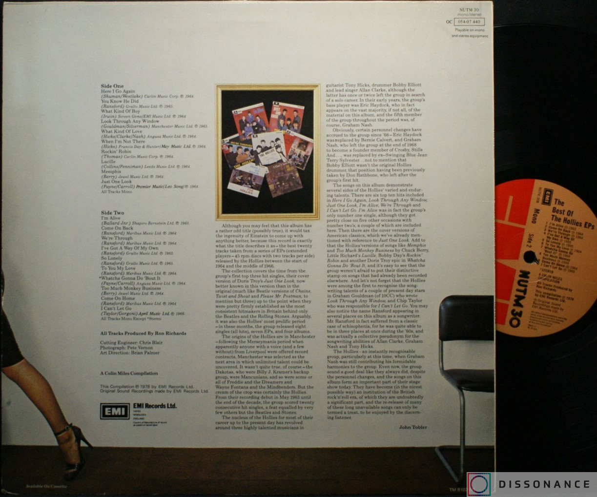 Виниловая пластинка Hollies - Best Of Hollies and Eps (1978) - фото 1