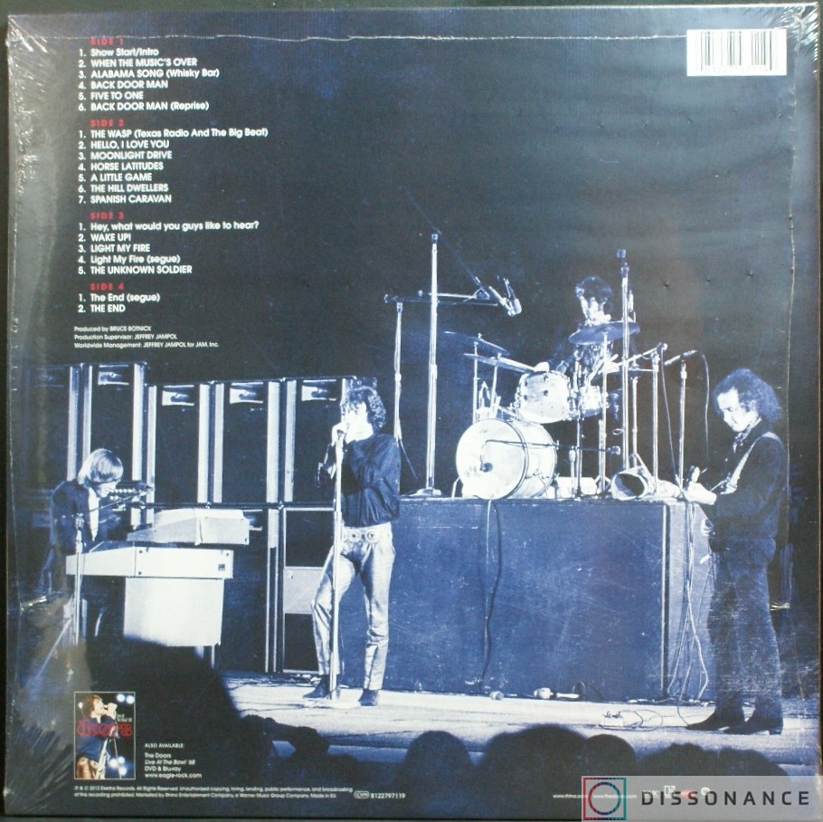 Виниловая пластинка Doors - Live At Bowl (1968) - фото 1