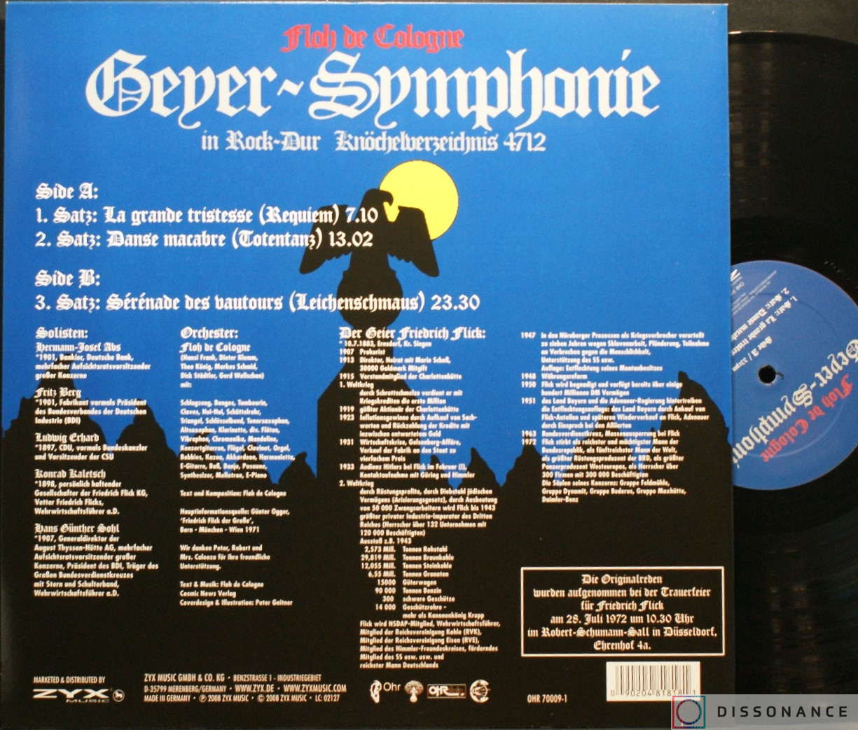 Виниловая пластинка Floh De Cologne - Geyer Symphonie (1974) - фото 1