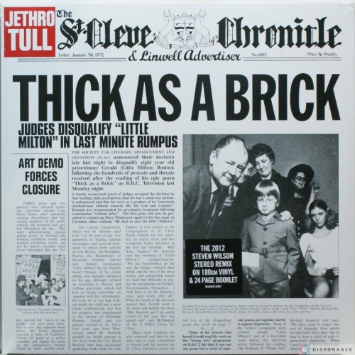 Виниловая пластинка Jethro Tull - Thick As A Brick (1972)
