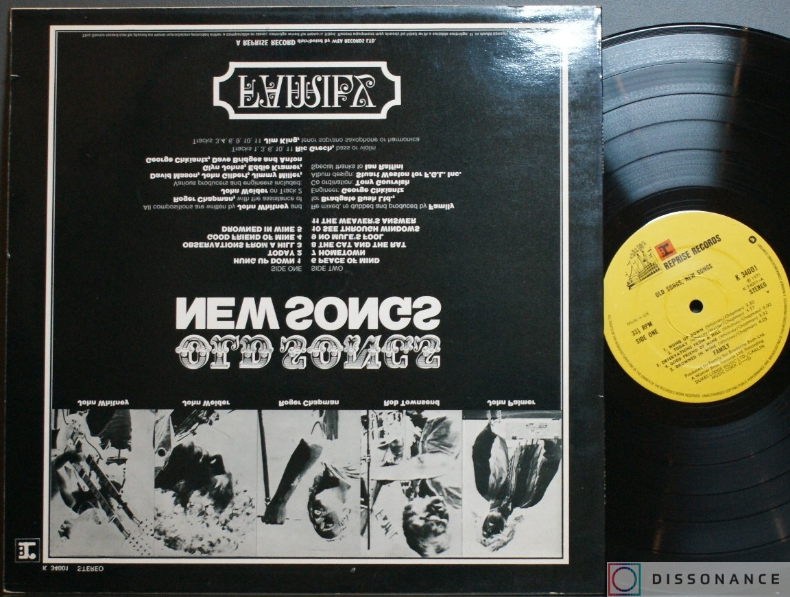 Виниловая пластинка Family - Old Songs, New Songs (1971) - фото 1