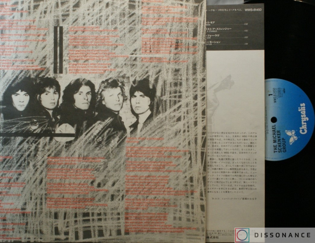 Виниловая пластинка Michael Schenker Group - MSG (1981) - фото 2