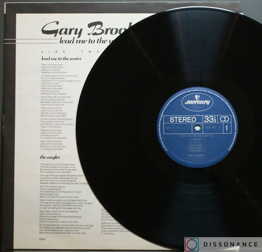 Виниловая пластинка Gary Brooker - Lead Me To The Water (1982) - фото 2
