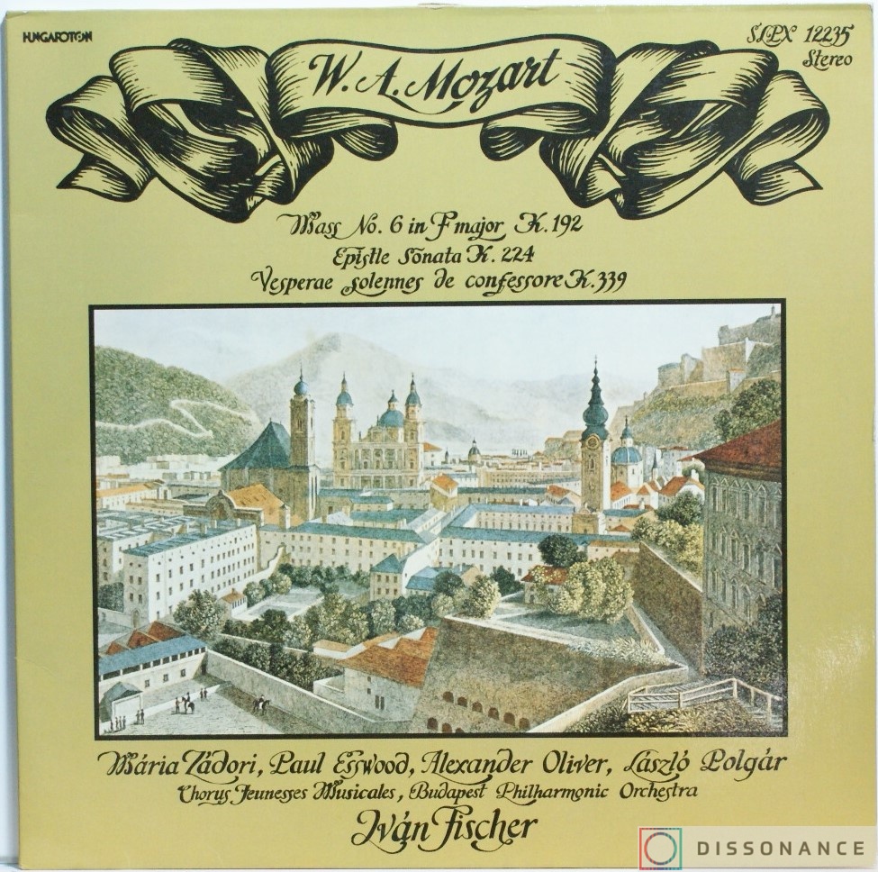 Виниловая пластинка Mozart - Mass In F Major (1980) - фото обложки