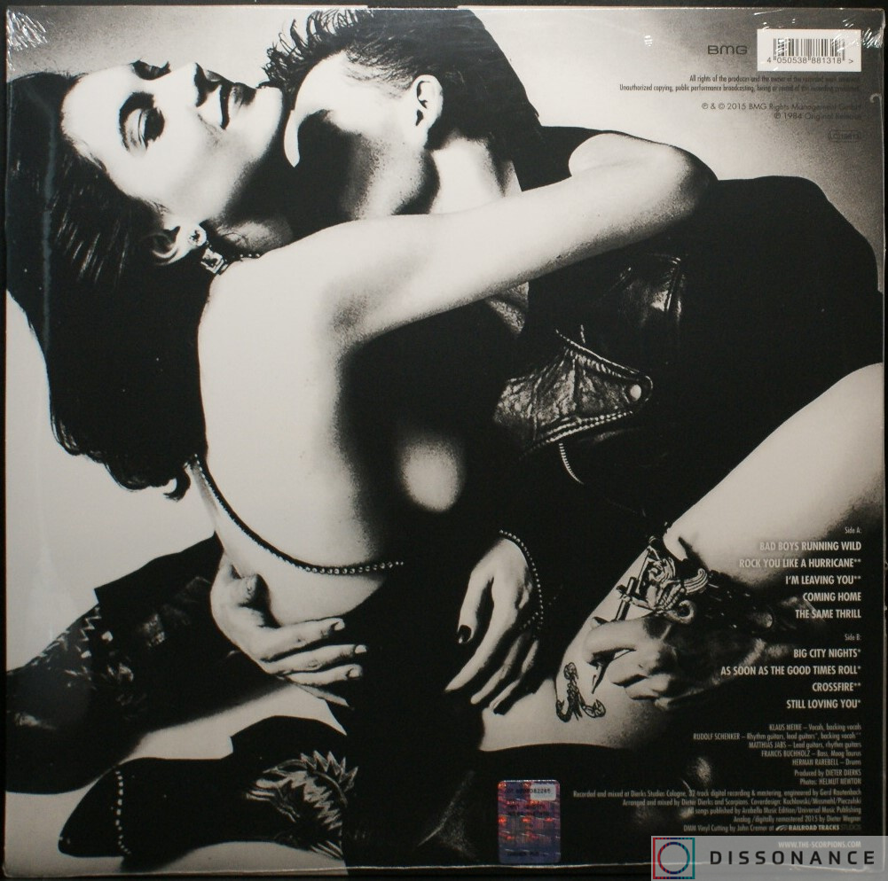 Виниловая пластинка Scorpions - Love At First Sting (1984) - фото 1
