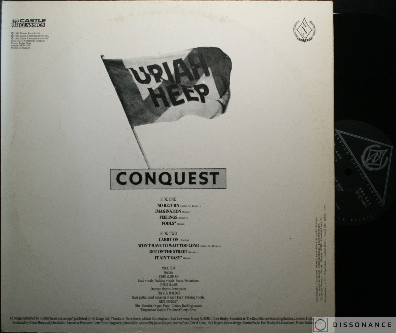 Виниловая пластинка Uriah Heep - Conquest (1980) - фото 1