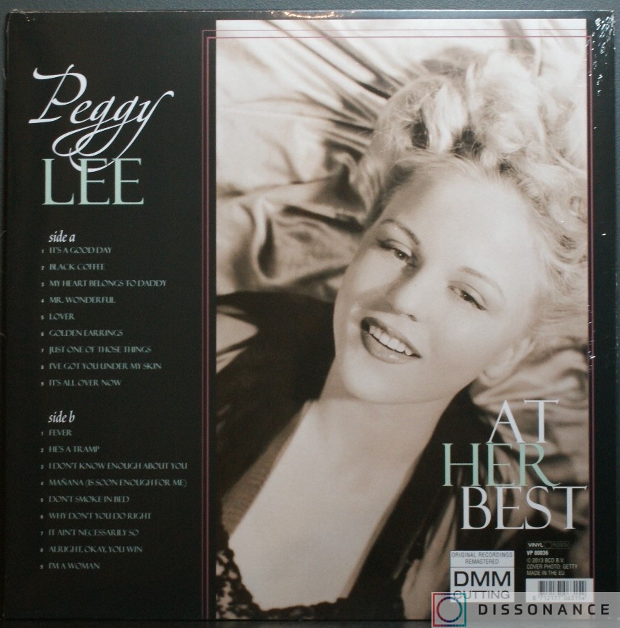 Виниловая пластинка Peggy Lee - At Her Best (2013) - фото 1