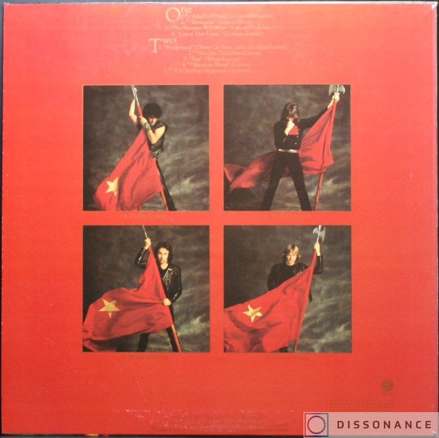Виниловая пластинка Thin Lizzy - Renegade (1981) - фото 1