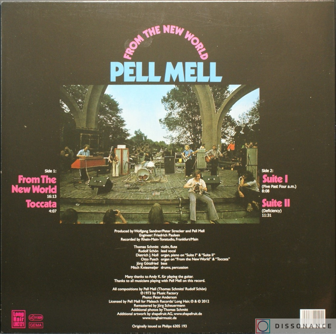 Виниловая пластинка Pell Mell - From The New World (1973) - фото 1