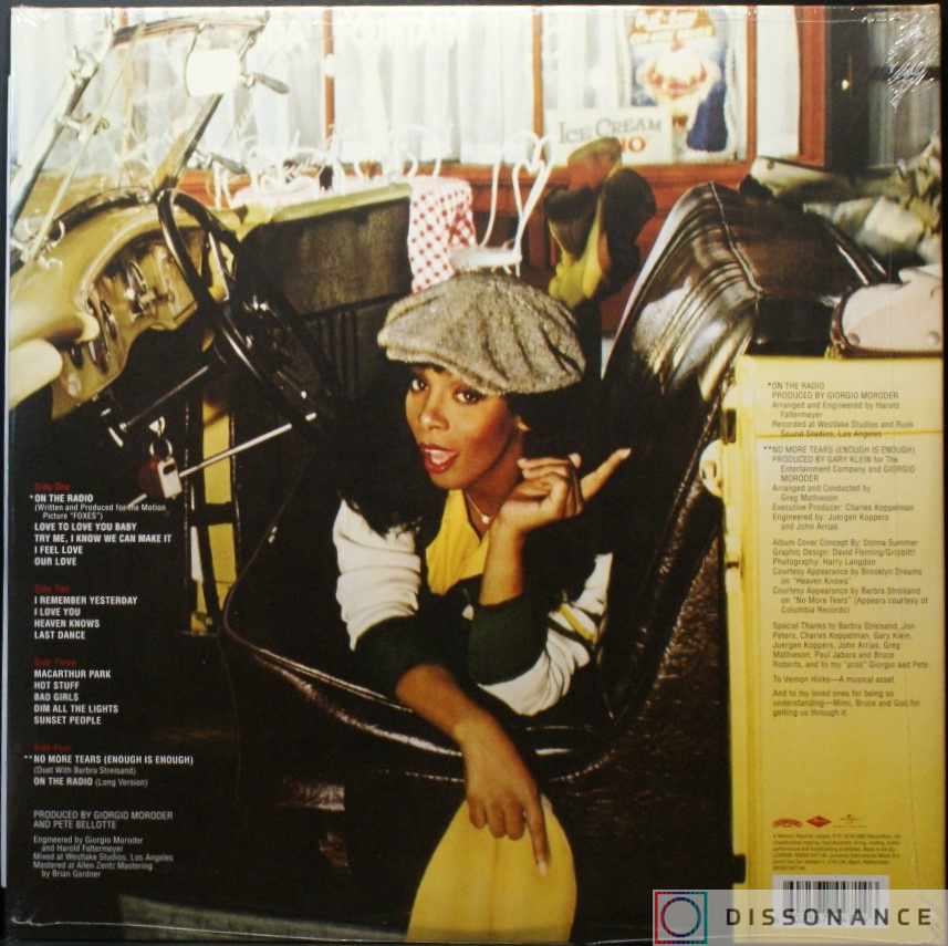Виниловая пластинка Donna Summer - On The Radio Greatest Hits (1979) - фото 1