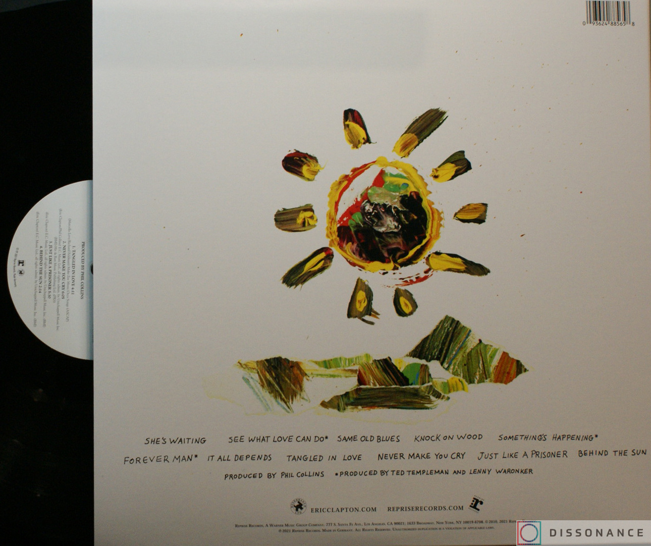Виниловая пластинка Eric Clapton - Behind The Sun (1985) - фото 2