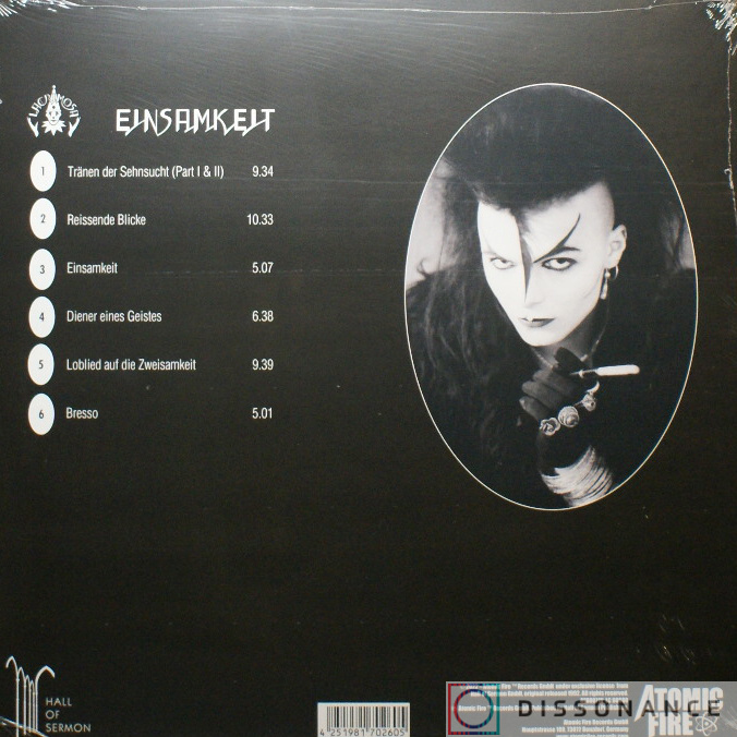 Виниловая пластинка Lacrimosa - Einsamkeit (1992) - фото 1