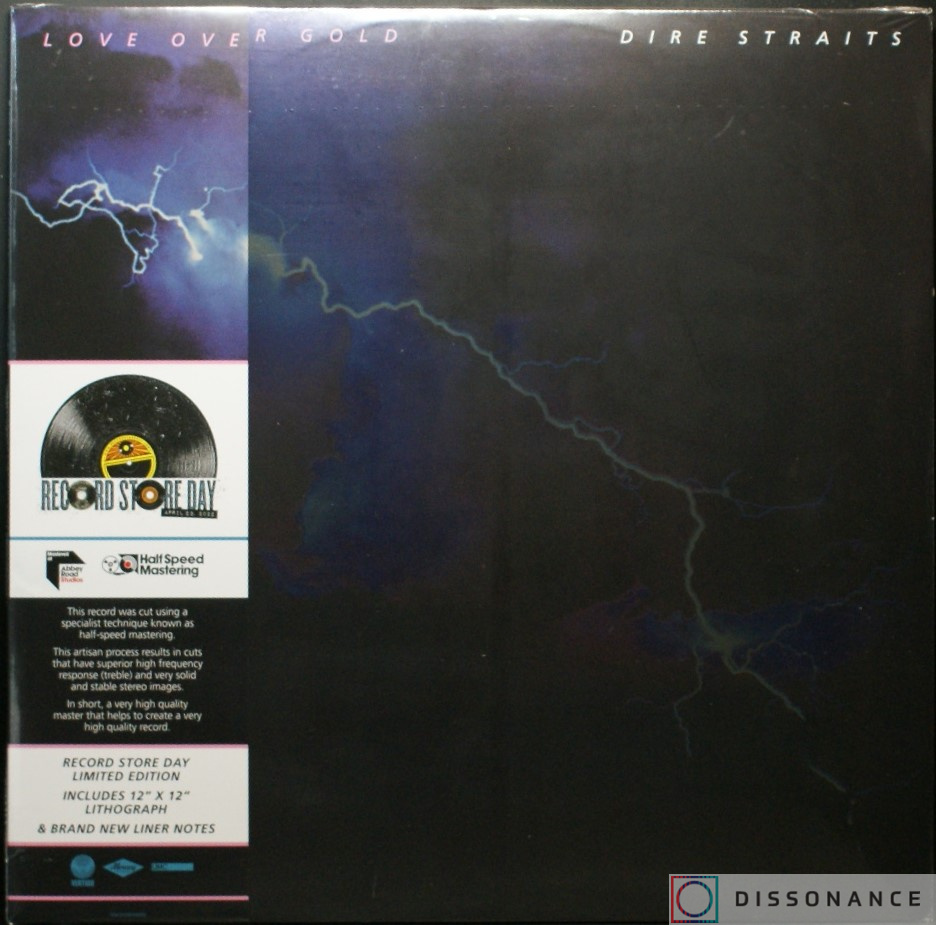 Виниловая пластинка Dire Straits - Love Over Gold (1982) - фото обложки