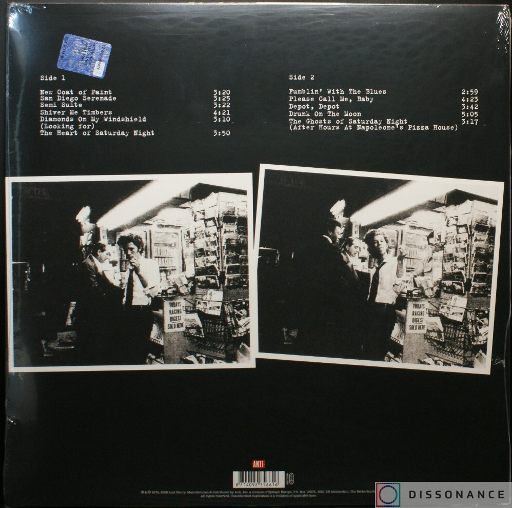 Виниловая пластинка Tom Waits - Heart Of A Saturday Night (1974) - фото 1