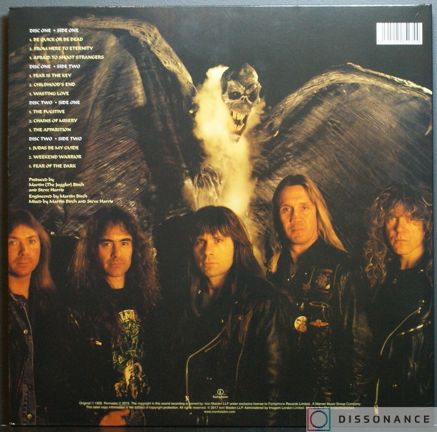Виниловая пластинка Iron Maiden - Fear Of The Dark (1992) - фото 1