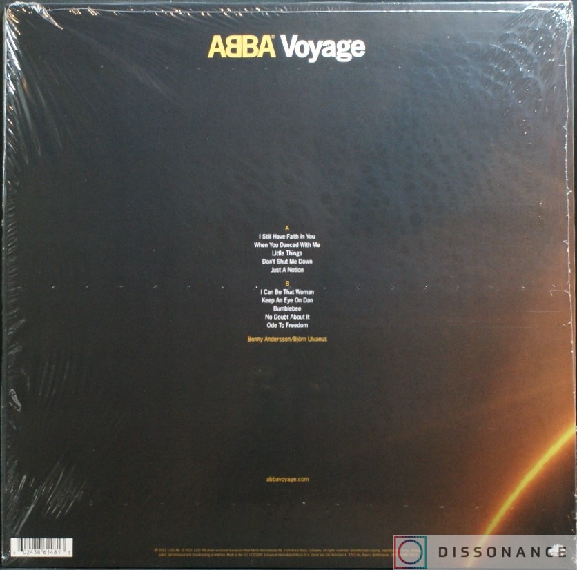 Виниловая пластинка Abba - Voyage (2021) - фото 1