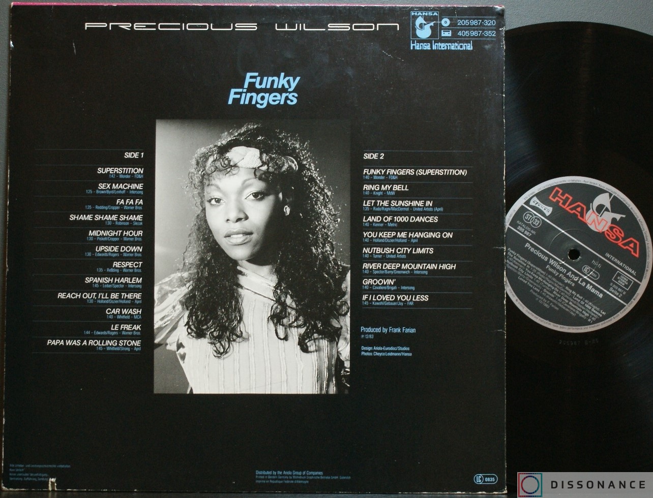 Виниловая пластинка Precious Wilson - Funky Fingers (1983) - фото 1