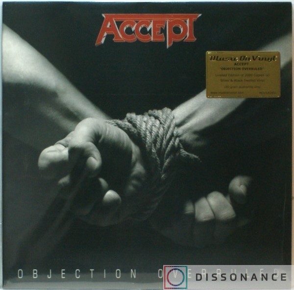 Виниловая пластинка Accept - Objection Overruled (1993) - фото обложки