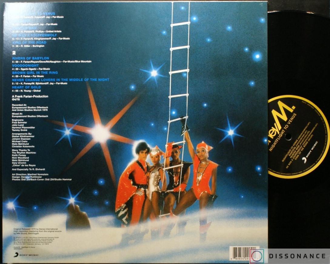 Виниловая пластинка Boney M - Nightflight To Venus (1978) - фото 1